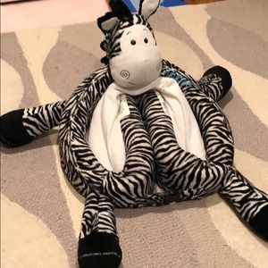 Zebra Portable Toddler Lounge by Lulyboo Lulyzoo